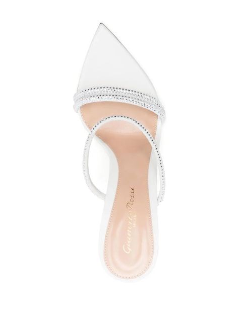 Gianvito Rossi Cannes 105mm suede sandals - White