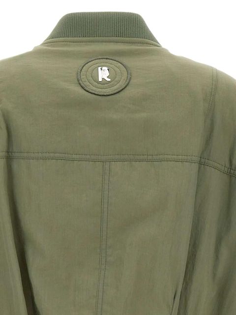 Rabanne panelled bomber jacket - Green
