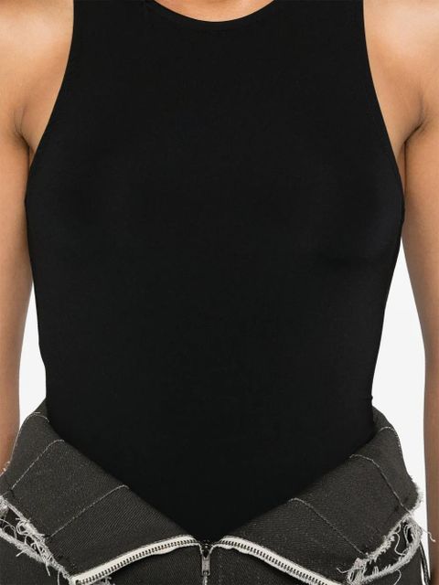 OUR LEGACY Wave cropped tank top - Black