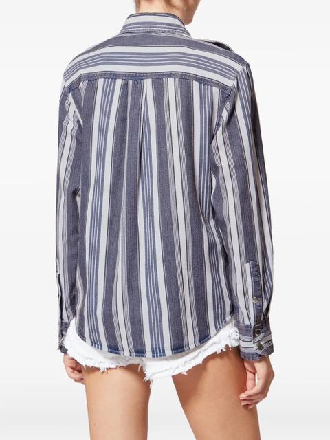 MARANT ÉTOILE GELVA striped shirt - Blue