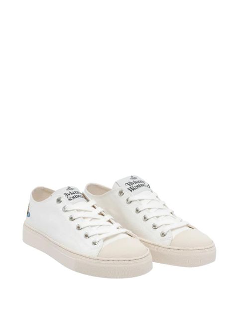 Vivienne Westwood Plimsoll Orb-embroidered sneakers - White - zdjęcie produktu nr 2