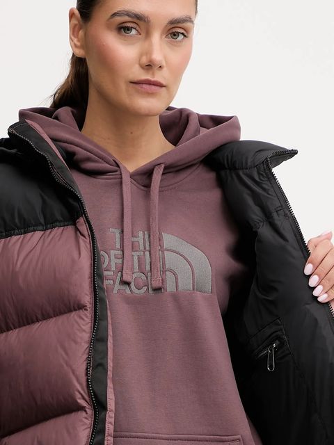 The North Face bezrękawnik puchowy 1996 Retro Nuptse kolor bordowy zimowy NF0A3XEPCAI1