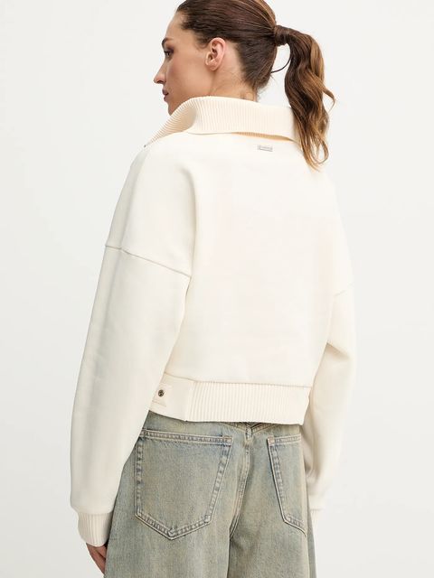 Iceberg bluza damska kolor beżowy gładka E021 6315