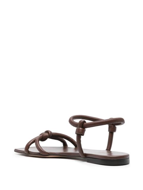 Gianvito Rossi Juno leather sandals - Brown