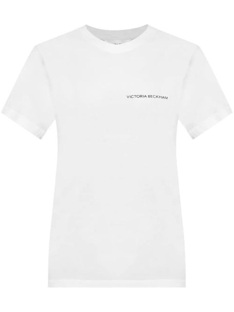 Victoria Beckham logo-print T-shirt - White - zdjęcie produktu nr 1