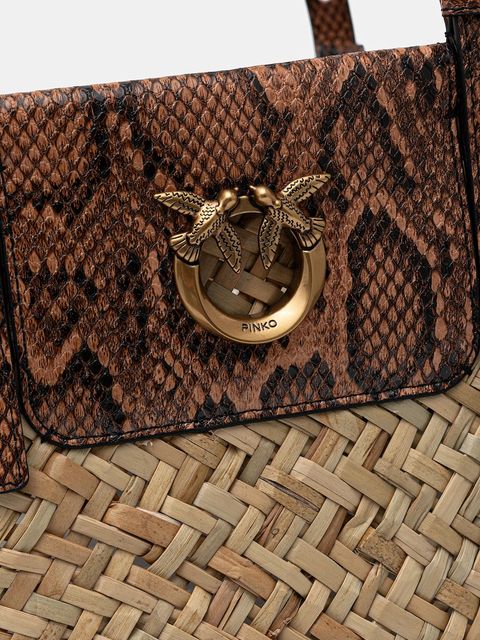 Pinko torebka kolor brązowy 103324 A2GO