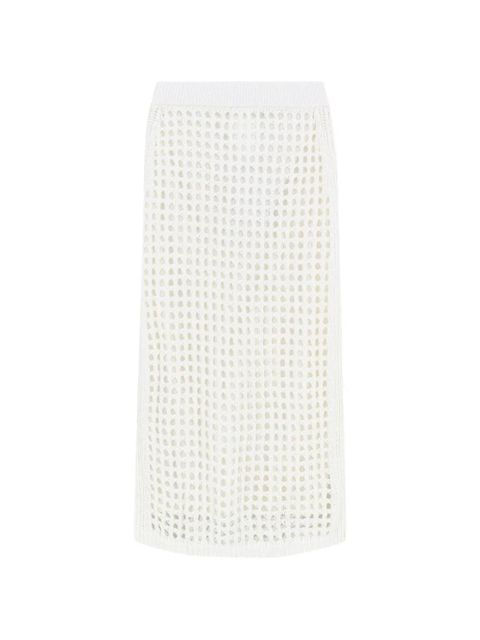Max Mara open knit skirt - White - zdjęcie produktu nr 1