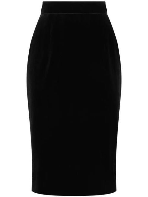 Dolce & Gabbana velvet skirt - Black - zdjęcie produktu nr 1