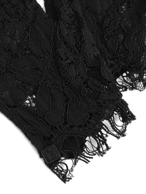 Manière De Voir Rhea lace gloves - Black