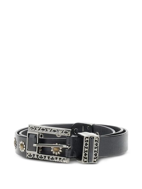 Golden Goose stud-embellishment leather belt - Black - zdjęcie produktu nr 1