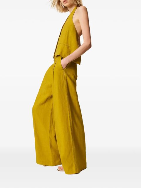 TWINSET wide-leg trousers - Green