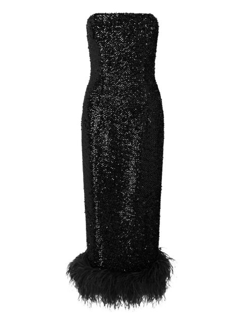 16Arlington Minelli sequinned midi dress - Black - zdjęcie produktu nr 1