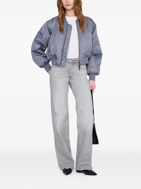 ANINE BING zip-up bomber jacket - Blue - zdjęcie produktu nr 2