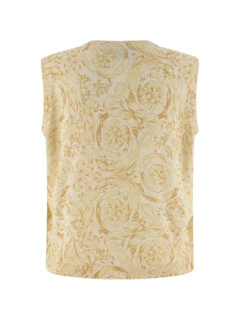 Versace Barocco patterned vest - Gold - zdjęcie produktu nr 2