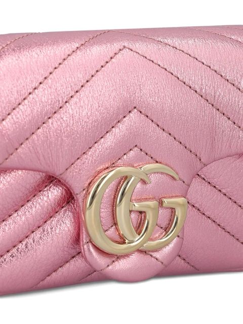 Gucci GG chevron-quilted shoulder bag - Pink