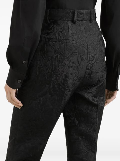Dolce & Gabbana DNA jacquard trousers - Black