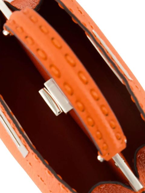FENDI small Peekaboo ISeeU tote bag - Orange