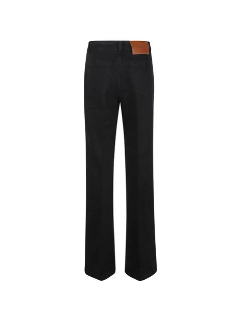 Victoria Beckham Alina logo-patch jeans - Black - zdjęcie produktu nr 2