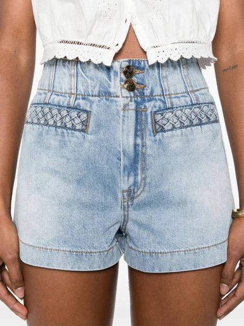 ZIMMERMANN Lucky denim shorts - Blue