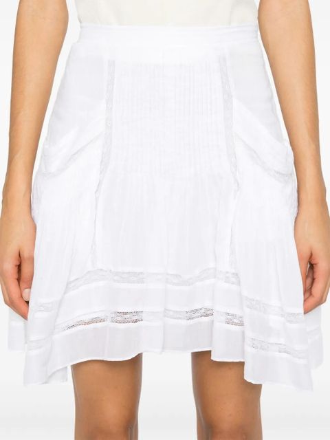 MARANT ÉTOILE Giuliani mini skirt - White