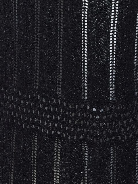 TWINSET V-neck sleeveless midi dress - Black