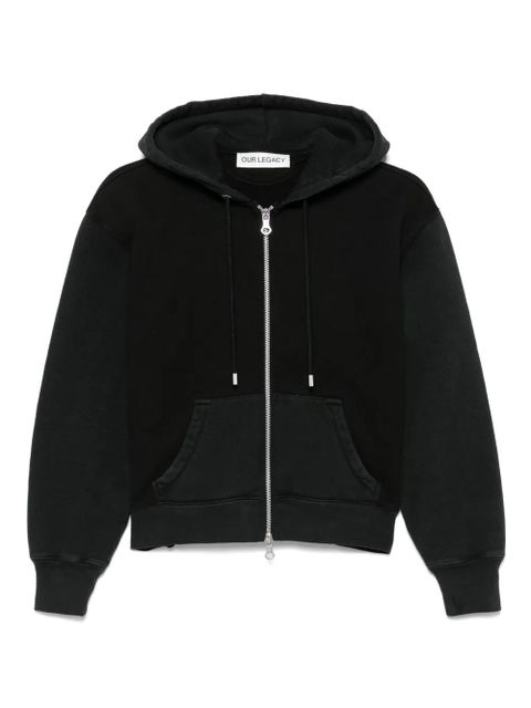 OUR LEGACY two-way zip-fastening hoodie - Black - zdjęcie produktu nr 1