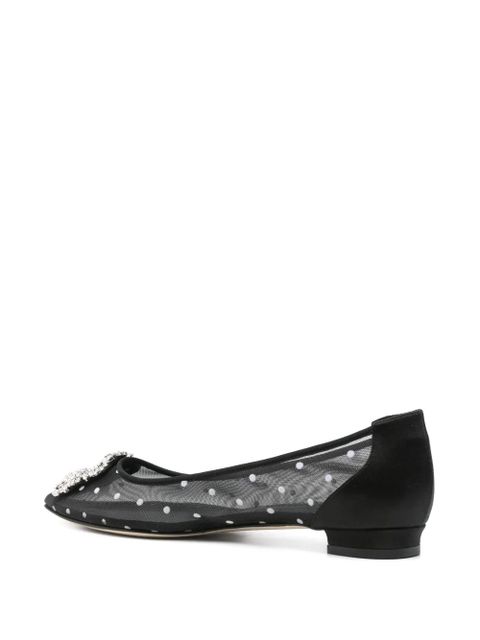 Manolo Blahnik Hangisi ballet flats - Black