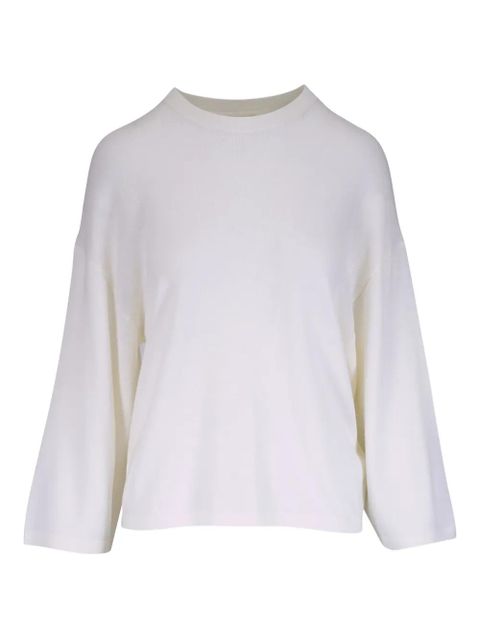 KHAITE Darcy bell-sleeve sweater - White - zdjęcie produktu nr 1