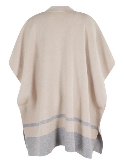 Max Mara Salato striped cape - Neutrals - zdjęcie produktu nr 2