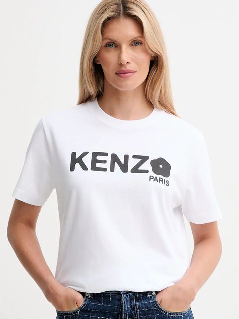 Kenzo t-shirt bawełniany damski kolor biały FF52TS1574SO - zdjęcie produktu nr 1