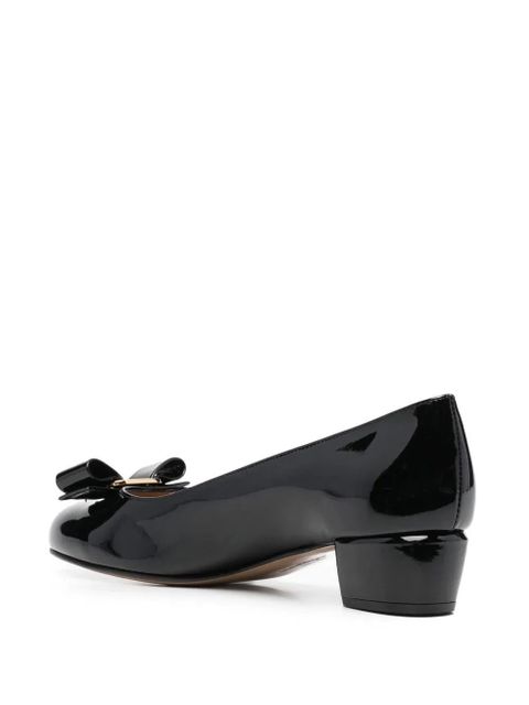 Ferragamo bow detail pumps - Black - zdjęcie produktu nr 2