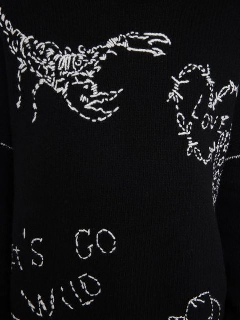 Zadig&Voltaire Baba merino sweater - Black