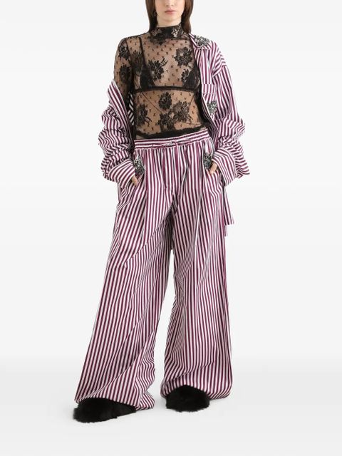 Dolce & Gabbana lace dress with high-neck - Black - zdjęcie produktu nr 2