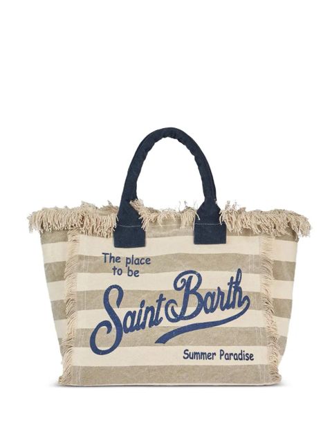 MC2 Saint Barth Vanity frayed tote-bag - Neutrals - zdjęcie produktu nr 1