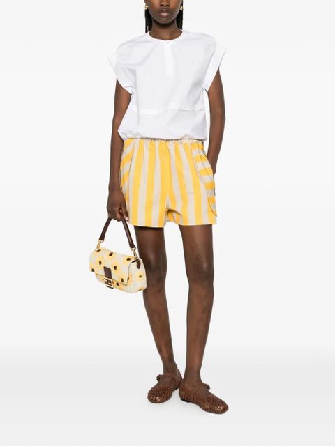 FENDI striped shorts - Yellow - zdjęcie produktu nr 2