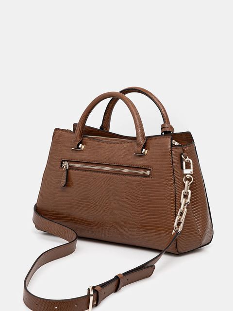 Guess torebka SALINGE kolor brązowy HWKG96 24060