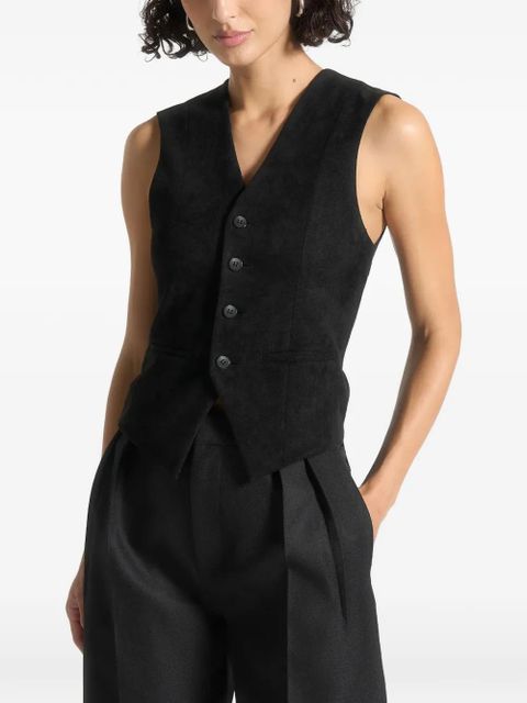 Manière De Voir Christine waistcoat - Black