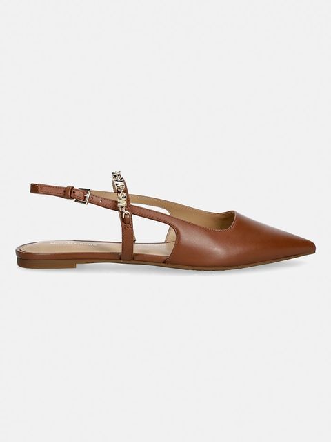 MICHAEL Michael Kors baleriny skórzane Dina Flex Sling Flat - zdjęcie produktu nr 2