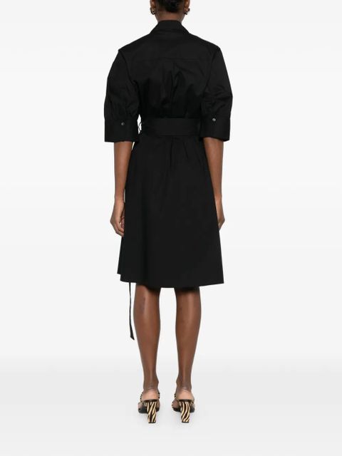PINKO knotted wrap midi dress - Black