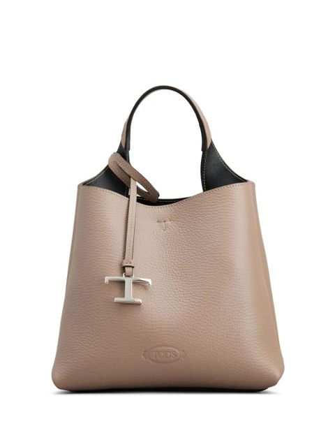 Tod's mini leather tote bag - Neutrals - zdjęcie produktu nr 1