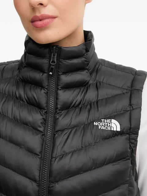 The North Face zip-up quilted gilet - Black