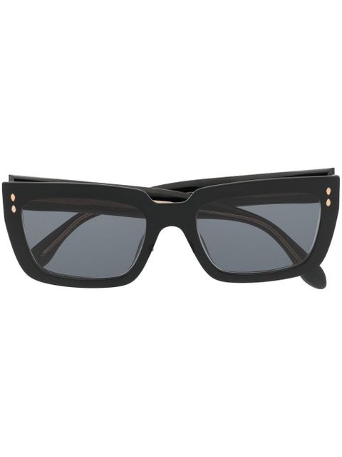 Isabel Marant Eyewear square-frame tinted sunglasses - Black - zdjęcie produktu nr 1