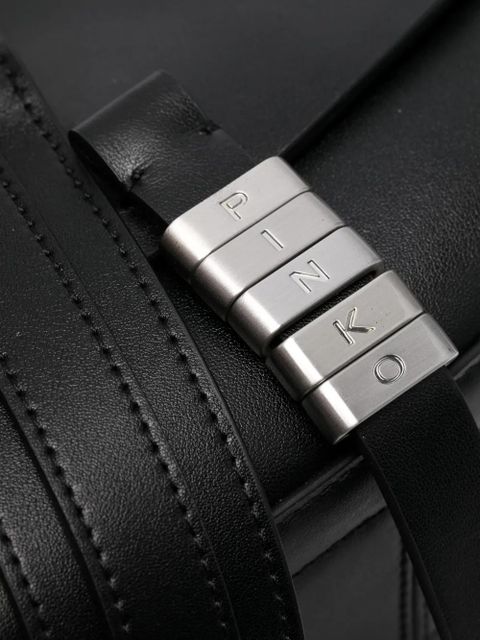 PINKO leather crossbody bag - Black