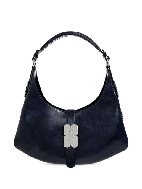 GANNI leather shoulder bag - Blue - zdjęcie produktu nr 1