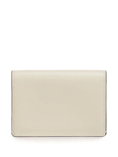 Marni leather envelope flap wallet - Neutrals