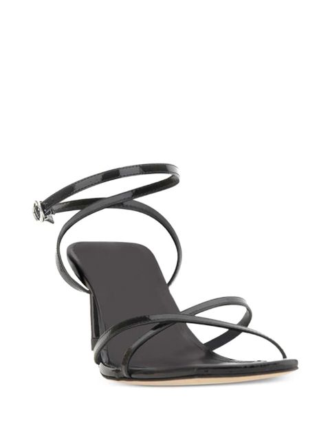 Aeyde criss-cross strap sandals - Black