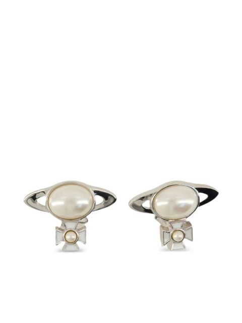 Vivienne Westwood Orb pearl earrings - Silver - zdjęcie produktu nr 1