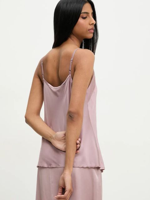 Answear.LAB bluzka damska kolor różowy gładka