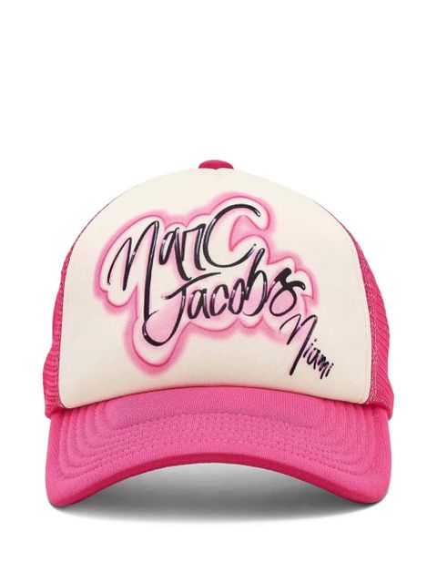 Marc Jacobs The City logo baseball cap - Pink - zdjęcie produktu nr 1