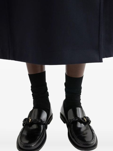 Jil Sander Tangle loafers - Black